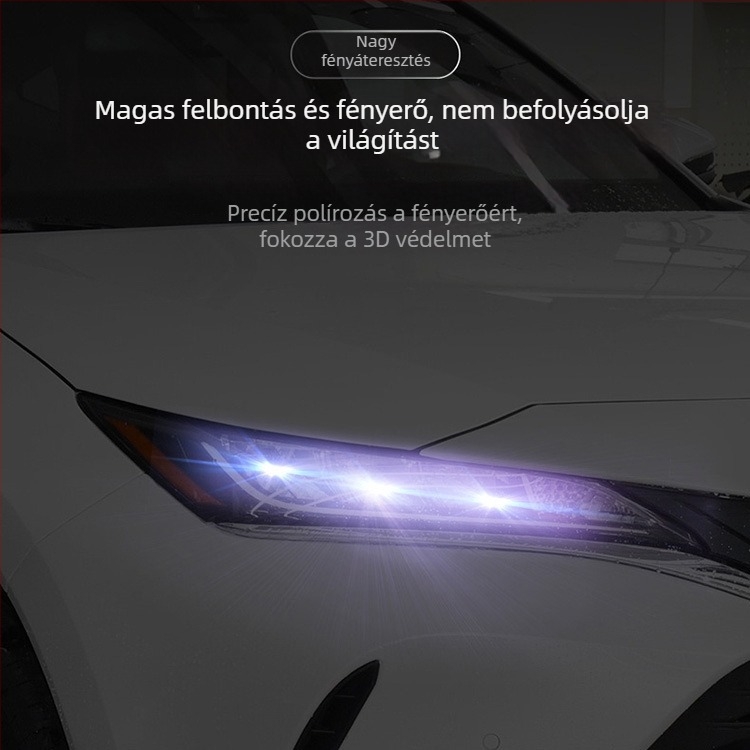 Caichen TPU védőfólia fényszórókhoz autókhoz és motorkerékpárokhoz – első fényszóró, fény által vezérelt színváltó fólia