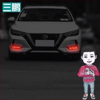 Sanpeng ködfényszóró fólia Nissan Sylphy 2020 (14. generáció) - matrica, erős tapadás, Guangdong eredet