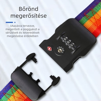 poggyászöv, polipropilén, 50 mm szélesség, 200 cm hosszúság, 5 darabos készlet