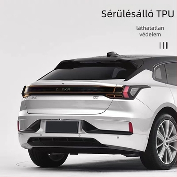 TPU fényszóró- és hátsó lámpa fólia Zeekr 001 (2021–2024) – kopásálló, karcolásálló, DRL védelem