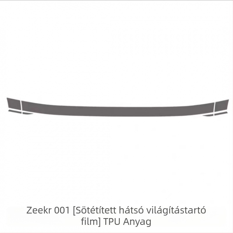 TPU fényszóró- és hátsó lámpa fólia Zeekr 001 (2021–2024) – kopásálló, karcolásálló, DRL védelem