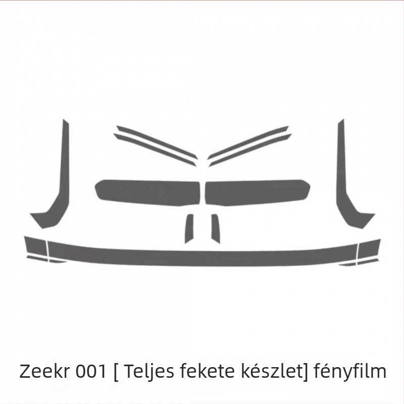 TPU fényszóró- és hátsó lámpa fólia Zeekr 001 (2021–2024) – kopásálló, karcolásálló, DRL védelem