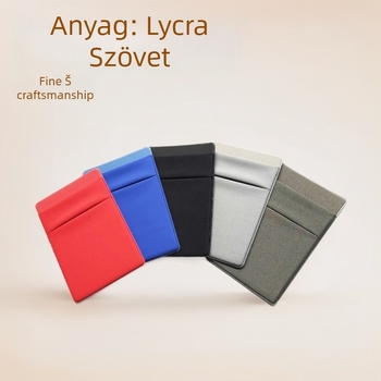 Két rétegű kialakítású mobiltelefon hátlap matrica, Lycra elasztikus anyag, Voltage kivitelezés, uniszex stílus, egyszínű minta, egyedi csomagolás