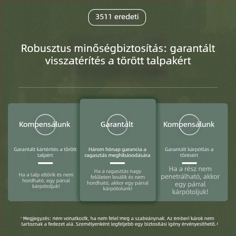 3511 Katonai zöld színű munkacipő terepmunkára, kopásálló, csúszásmentes, uniszex