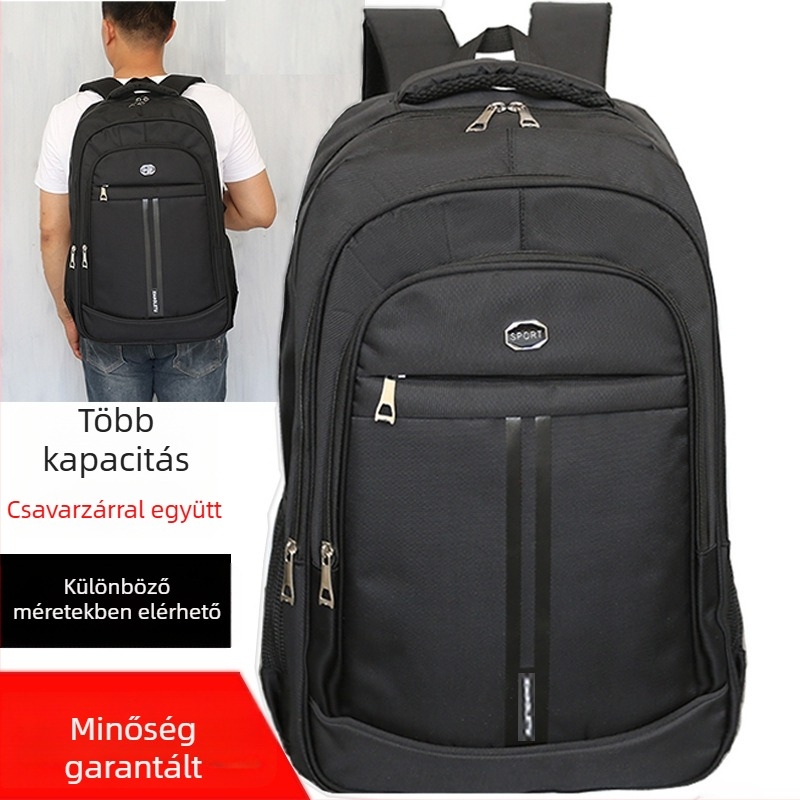Unisex hátizsák szabadidős utazáshoz, Oxford anyag, 56-75L kapacitás, 16 hüvelykes laptop kompatibil