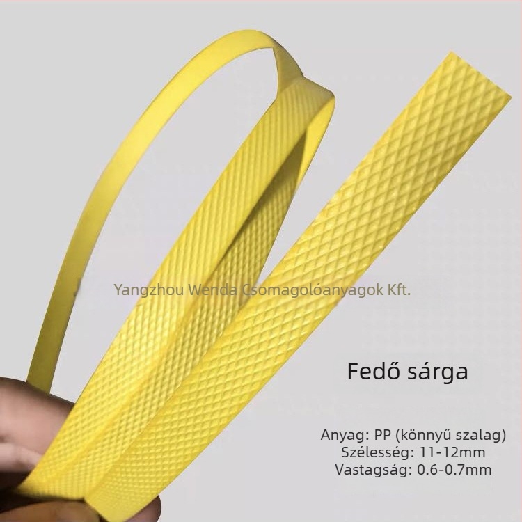 PP csomagoló szalag, vastagság 0.6, szakítószilárdság 50 kg, modell 1106, kézi kötéshez
