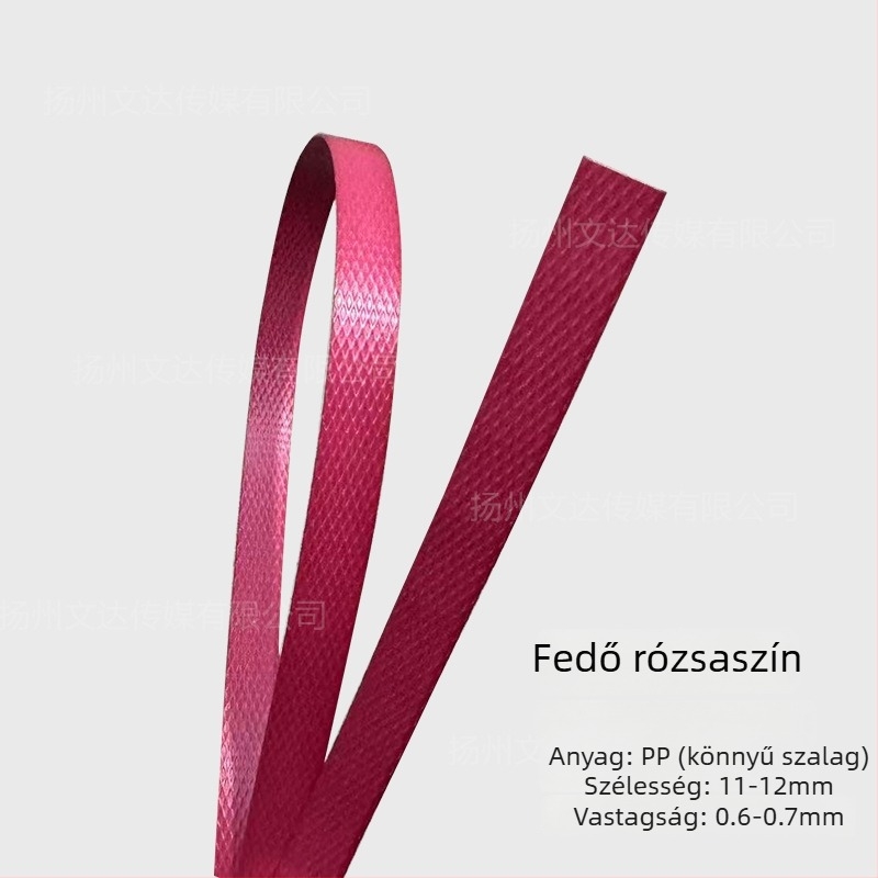 PP csomagoló szalag, vastagság 0.6, szakítószilárdság 50 kg, modell 1106, kézi kötéshez