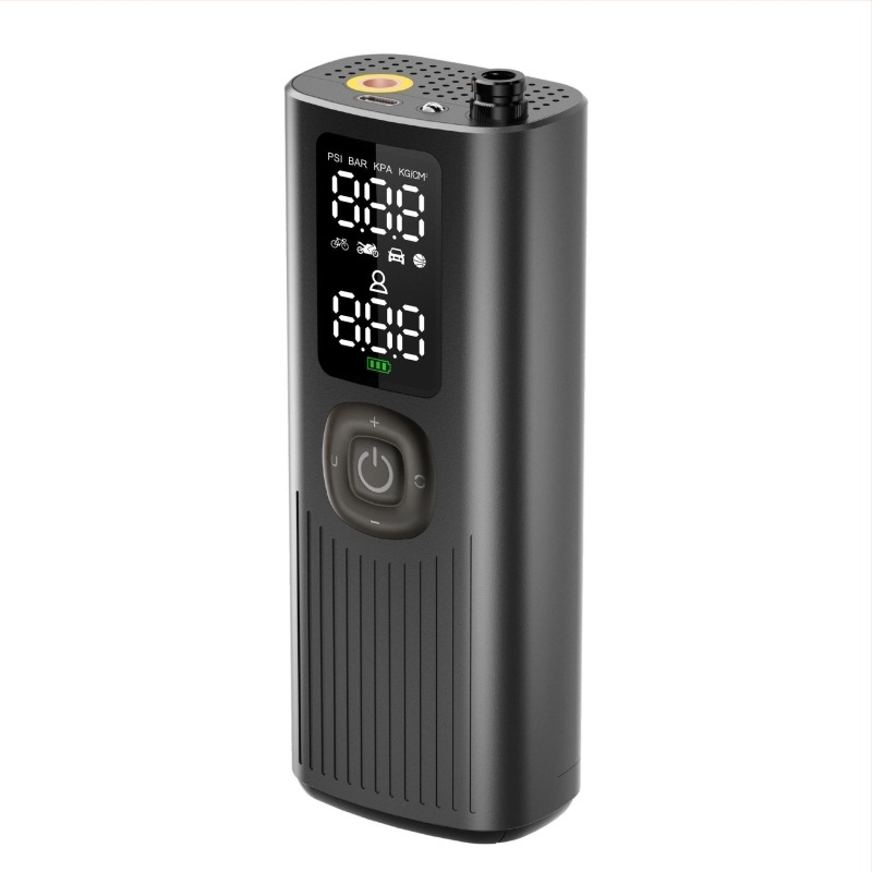 Vezeték nélküli hordozható autólégpumpa digitális kijelzővel, 12V, 120W, 35 L/perc – rendkívül gyors felfújás