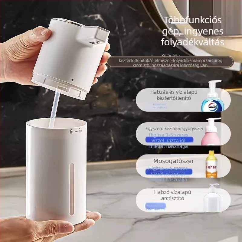 Szenzoros szappanadagoló hotellal és otthonra, kiváló minőségű, automata, műanyagból