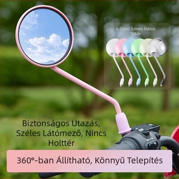Visszapillantó tükör elektromos járművekhez, univerzális illeszkedés a Yadea és Aima elektromos kerékpárokhoz