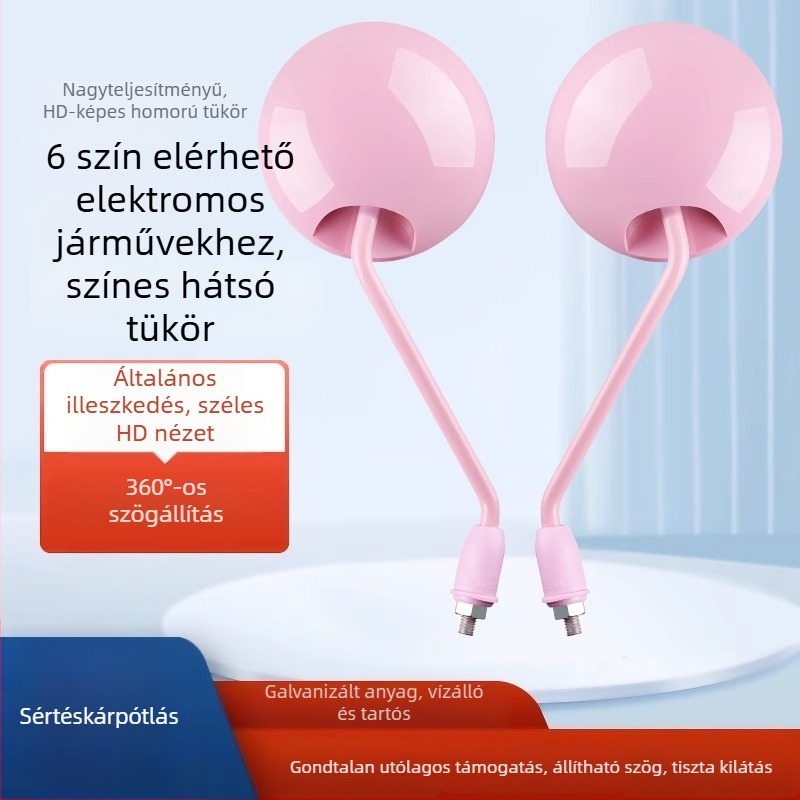 Visszapillantó tükör elektromos járművekhez, univerzális illeszkedés a Yadea és Aima elektromos kerékpárokhoz