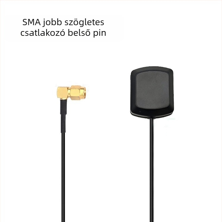 Beidou+GPS kettős frekvenciájú jármű navigációs antenna, 48 dBi nagy nyereség, aktív, band-pass szűrővel a műholdas pozicionáláshoz