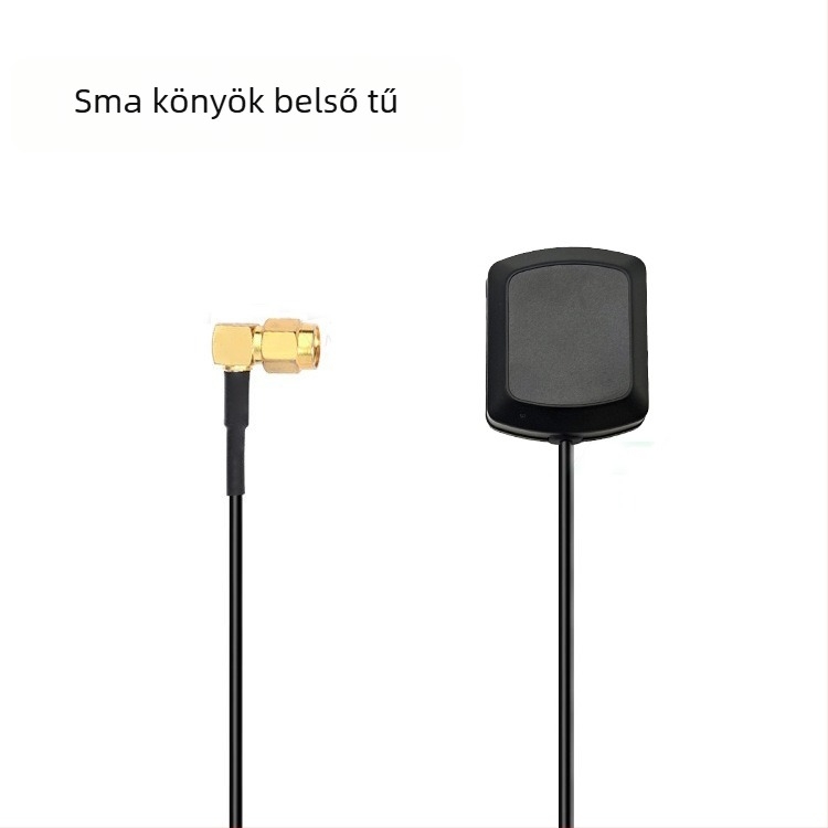 Beidou+GPS kettős frekvenciájú jármű navigációs antenna, 48 dBi nagy nyereség, aktív, band-pass szűrővel a műholdas pozicionáláshoz