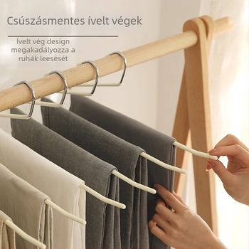 Fali törölközőtartó, fúrás nélkül, egycsövű rúd, PET anyag, 10 darabos csomag