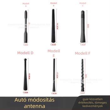 Autó rádió antenna, univerzális, menetes rögzítés, SDJ, élettartam 1 000 000 ciklus