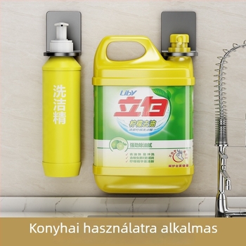 Falra szerelhető sampon- és tusfürdő tartó – rozsdamentes acél, 1 polc, teherbírás 8 kg, Modell XSYJ-004, oxidált felület