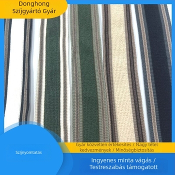 Donghong Webbing szalag — sapka-hoz és fejfedőhöz, nadrág széléhez, plüss és csíkos változat, alkalmas övekhez és kiegészítőkhöz