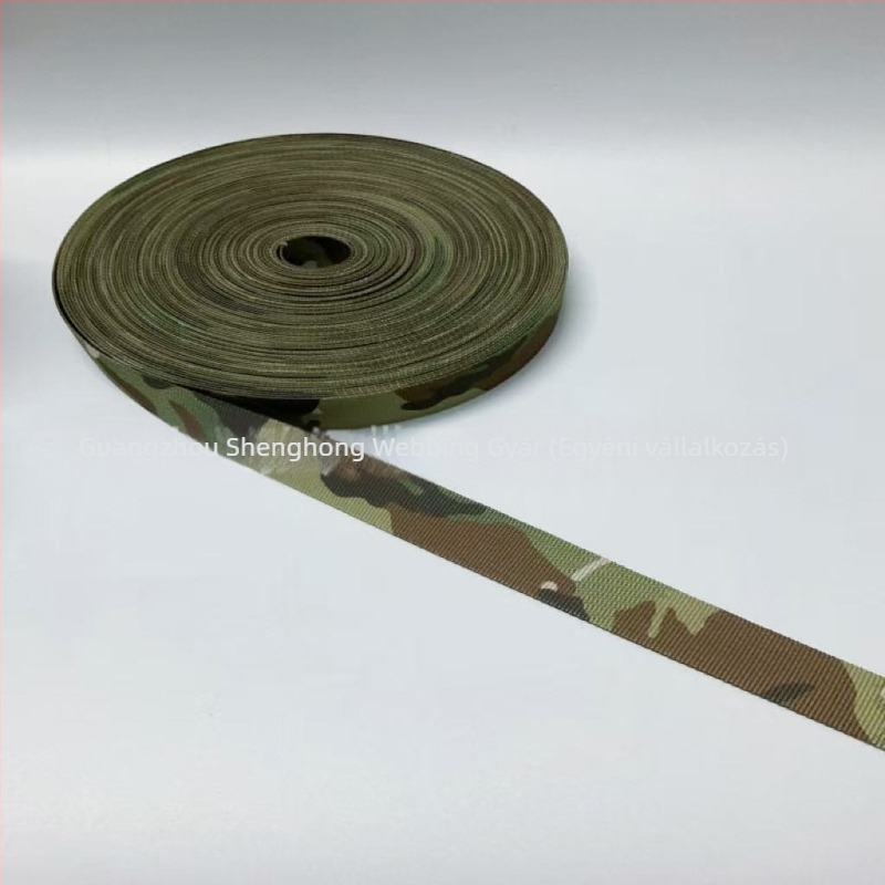 Shenghong taktikai kamuflált webbing öv – kültéri használat, minden terepen, kétoldalas nyomtatás (Márka: Shenghong; Kamufláž; Minden terep; Kétoldalas nyomtatás)