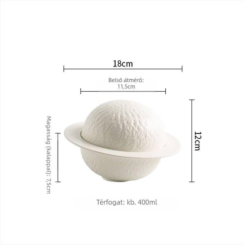 Fedeles porcelán kerek tál, csíkos mintával, modern egyszerű stílus (Porcelán; Csíkos minta; Modern egyszerű stílus; Kör alakú; Mikrohullámú sütőben használható)