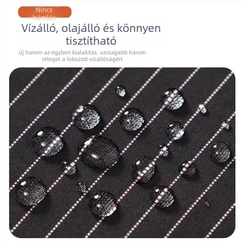 Levehető törölközővel ellátott kötény, ujj nélküli, vízálló és olajálló, poliészter