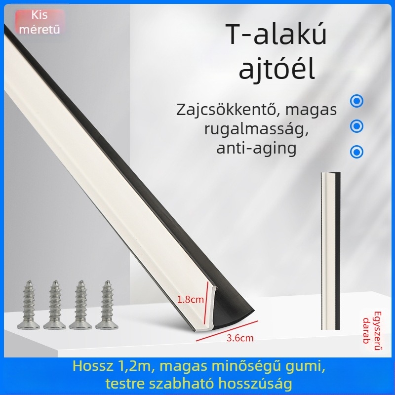 T alakú gumitömítő szalag ajtóhoz elektromostriciklihez