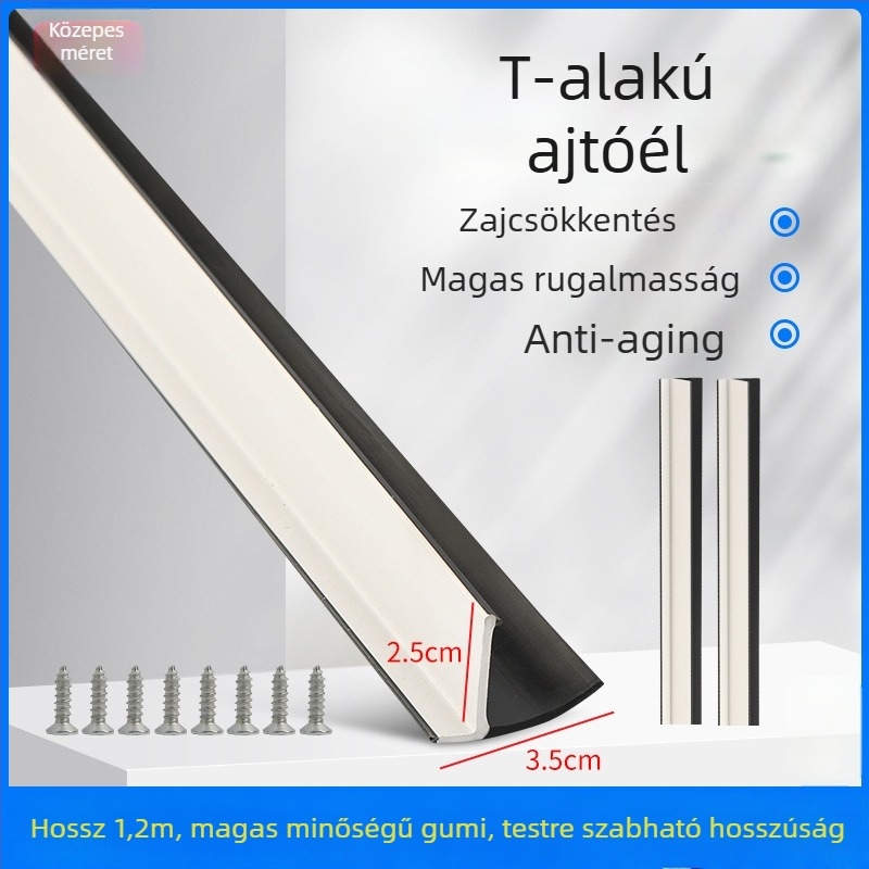 T alakú gumitömítő szalag ajtóhoz elektromostriciklihez