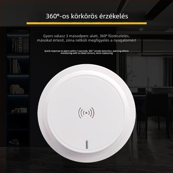 NB Füstjelző – mobil távoli felügyelettel, 4G Okos, Vezeték nélküli, 360° észlelés, Mennyezeti szerelés, Modell XL-802