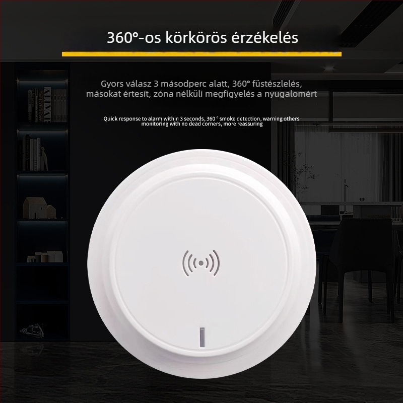 NB Füstjelző – mobil távoli felügyelettel, 4G Okos, Vezeték nélküli, 360° észlelés, Mennyezeti szerelés, Modell XL-802