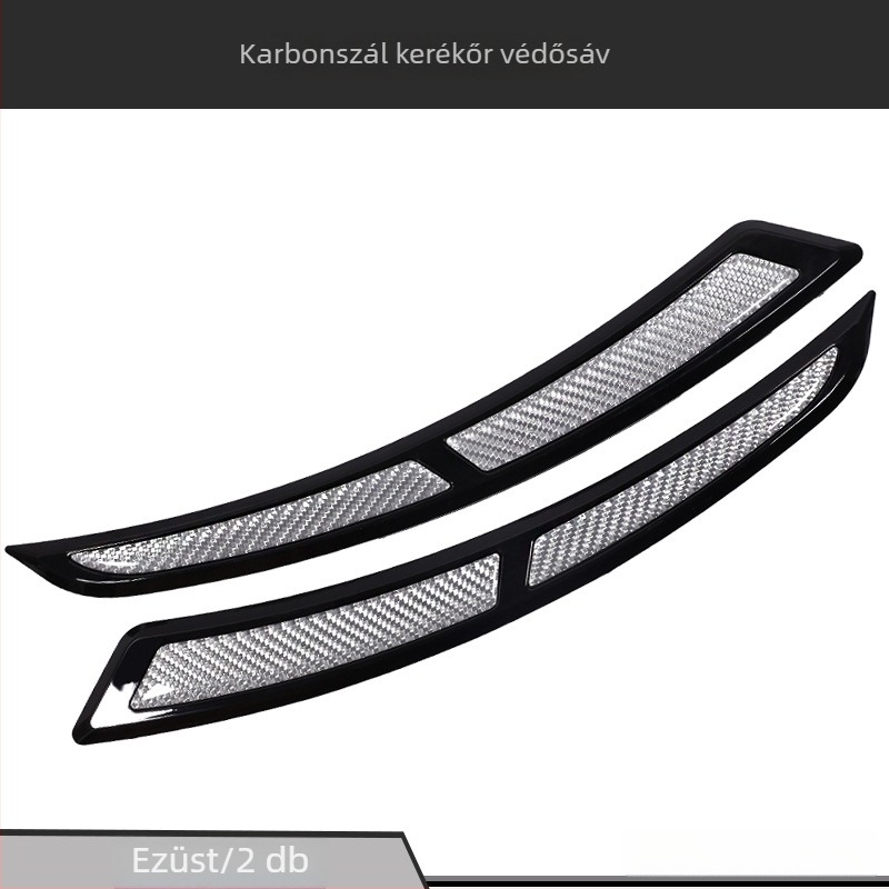 Autókerék arka védő szalag – karbon szálas és TPU anyagból, ütközésvédő és karcálló, modell CTU006, testreszabható, kompatibilis a modellek 90%-ával