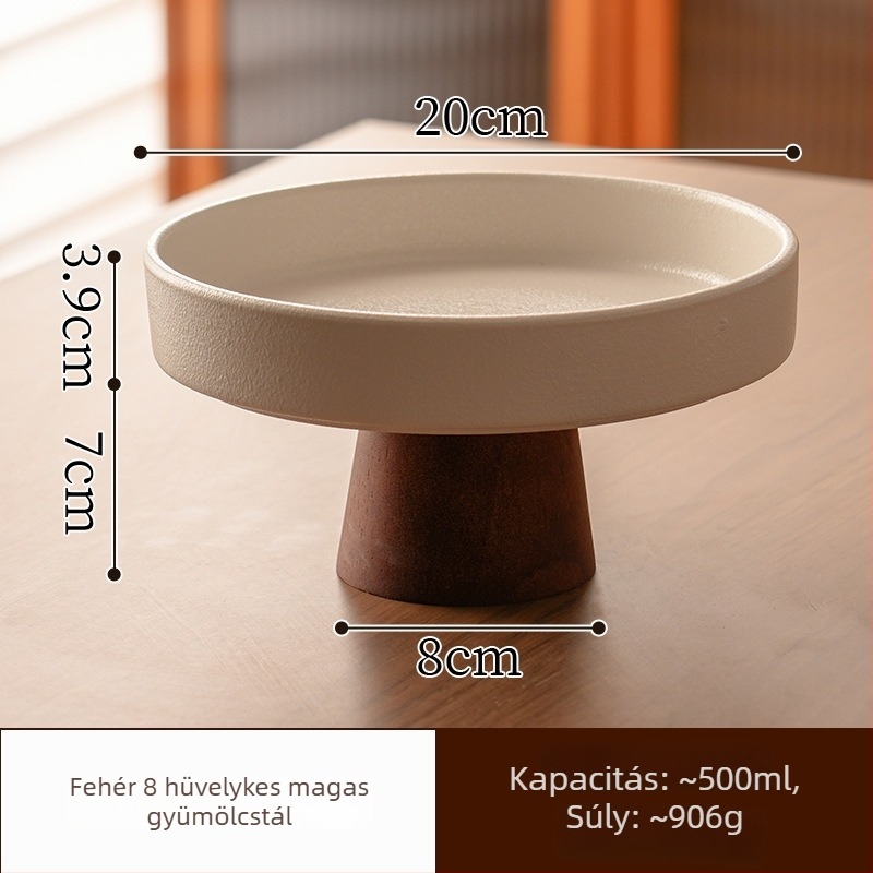 Orange River porcelán gyümölcstál, könnyed luxus retro stílusban