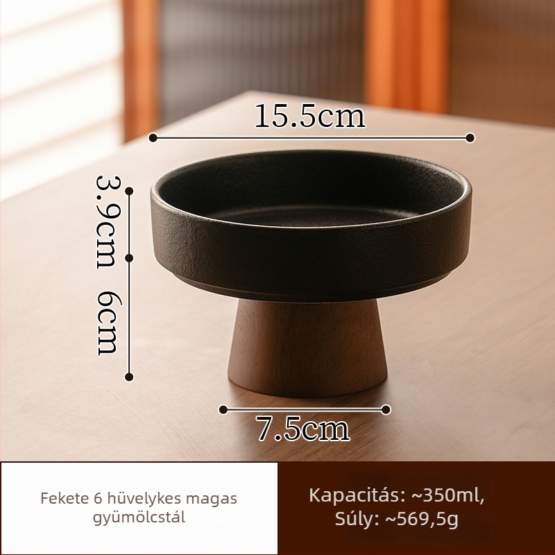 Orange River porcelán gyümölcstál, könnyed luxus retro stílusban