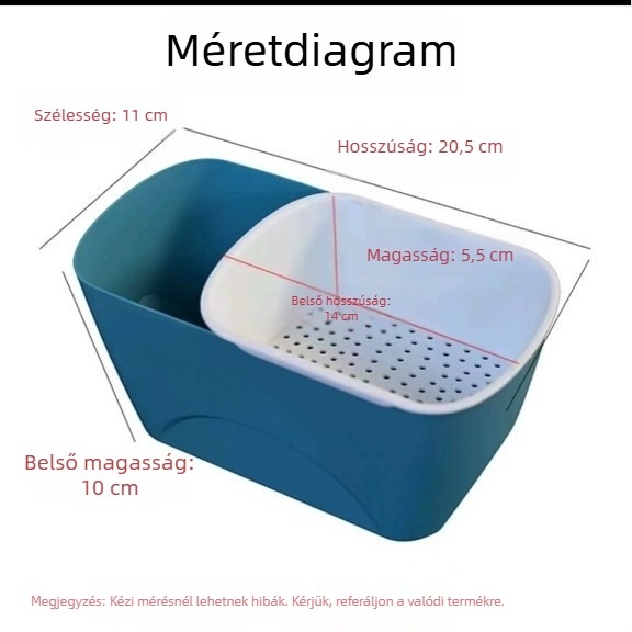 Műanyag gyümölcstál Nordic stílusú, kétszintes tároló, 2013 télén megjelenés
