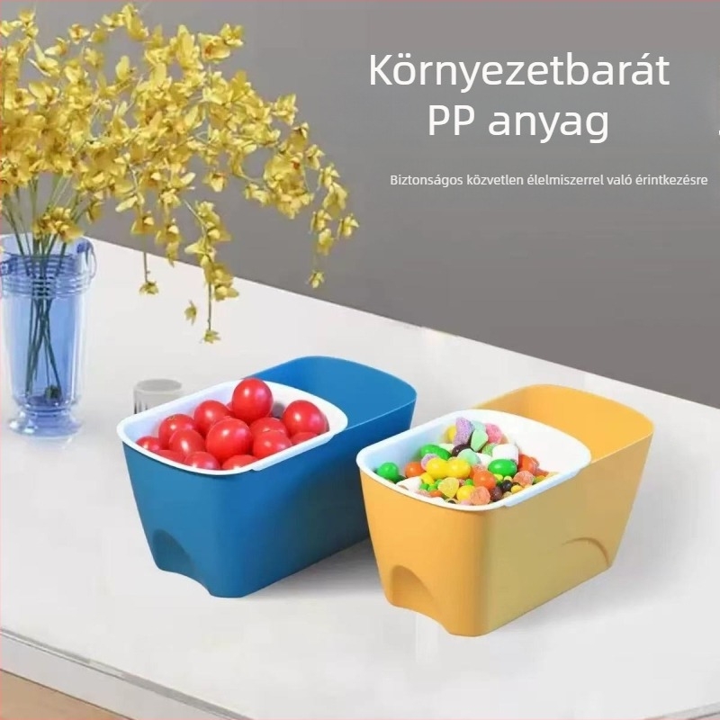 Műanyag gyümölcstál Nordic stílusú, kétszintes tároló, 2013 télén megjelenés