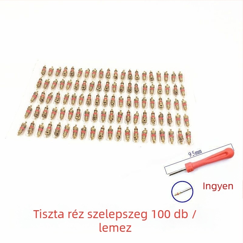 Gumiabroncs-szelepmag autókhoz, motorkerékpárokhoz és kerékpárokhoz – gumitest, szokásos magürevaló üreg, brit típusú formátum