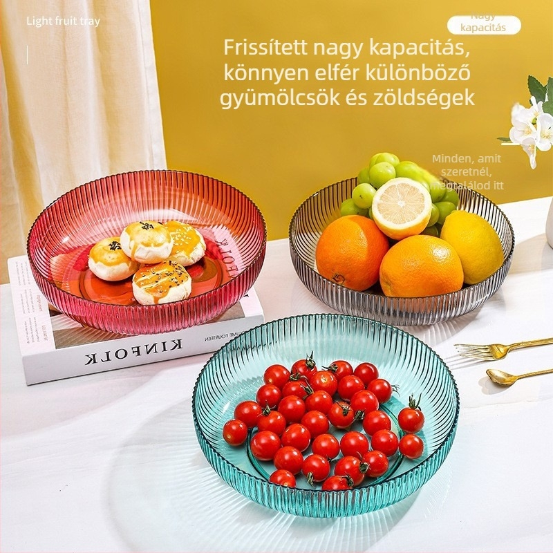 Gyümölcstál, műanyag, modern egyszerű stílus, termékkód A1-4-5, 2019-ben debütált.