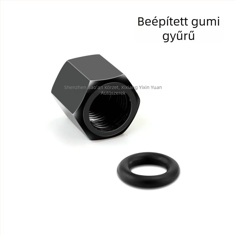 Tubeless szelepsapka és szelepmagfedél, YONG XUN, gumi, csavaros illesztés, közönséges magürege