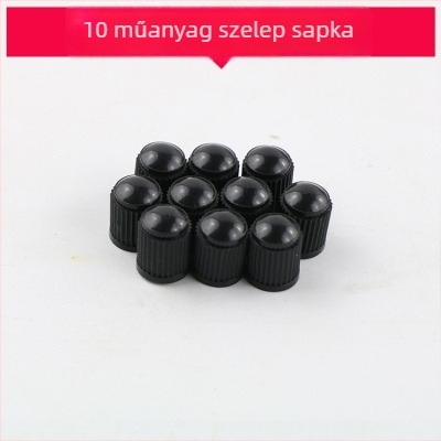 Műanyag szelepsapka gumiabroncs szelephez, tömítőgyűrűvel, vastagított kivitel, univerzális autókhoz, motorkerékpárokhoz és elektromos járművekhez