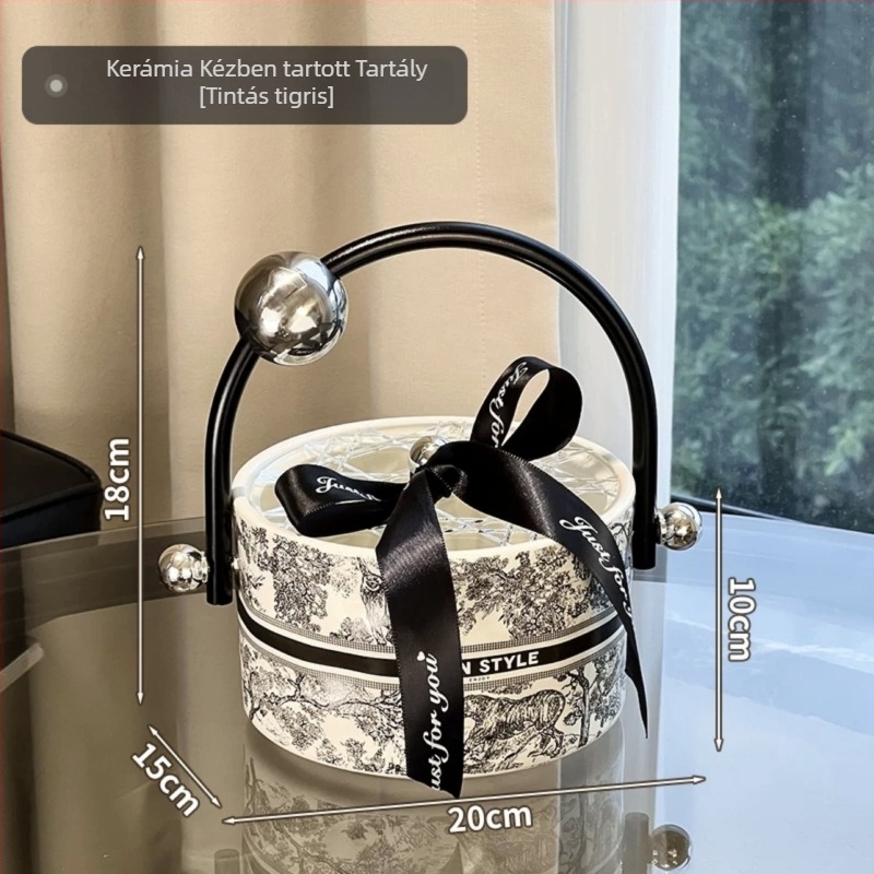 Mu en porcelán gyümölcstál, könnyed luxus retro stílus, 2024-es piacra kerülés, első osztályú minőség