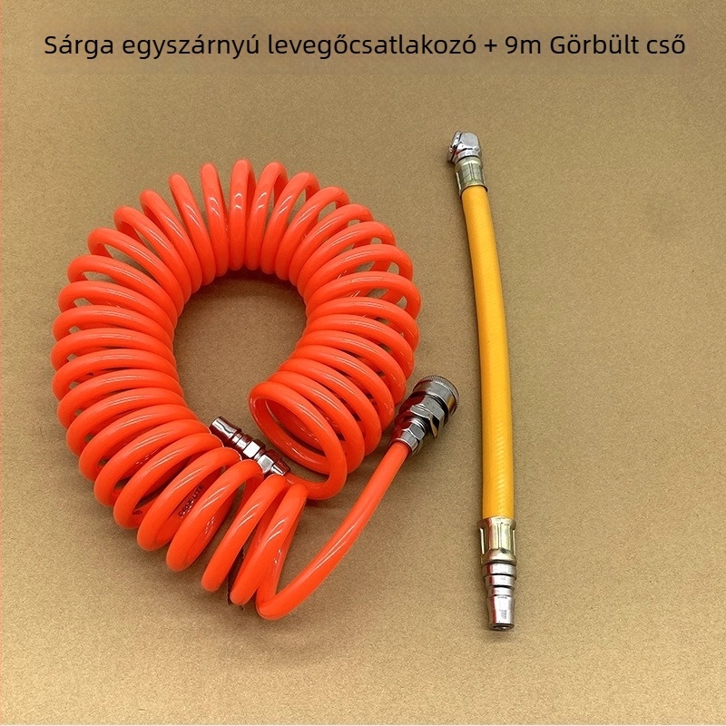 Kétfunkciós fúvófej magasnyomású tömlővel a gumiabroncsok felpumpálásához