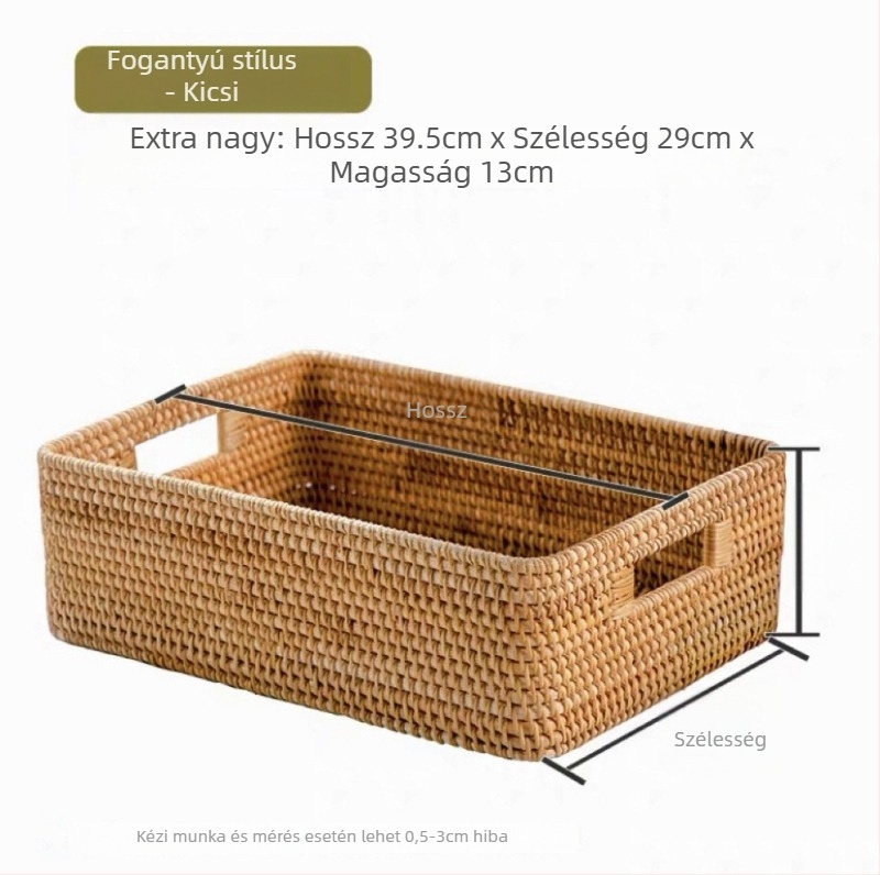 Autumn Vine fonott tárolókosarak, négy darabos asztali rendező készlet