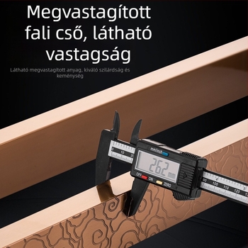 Új kínai stílusú rozsdamentes acél üvegajtó fogantyú, ujjlenyomat-mentes felülettel és vastagodott kivitel