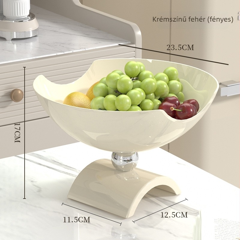 Gyümölcstál állványon, könnyű luxus retro stílus, Feng shang márka, műanyag, 2024-ben bemutatva