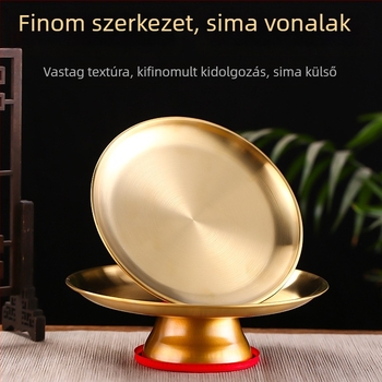 Gyümölcstál Buddha felajánlásokhoz, Bagang titánium ötvözet, új kínai stílus, 2021 nyár megjelenés