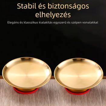 Gyümölcstál Buddha felajánlásokhoz, Bagang titánium ötvözet, új kínai stílus, 2021 nyár megjelenés