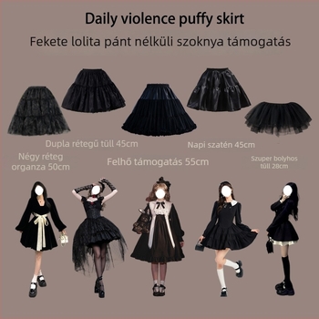 Lolita csont nélküli petticoat belső szoknya – Nyár 2024