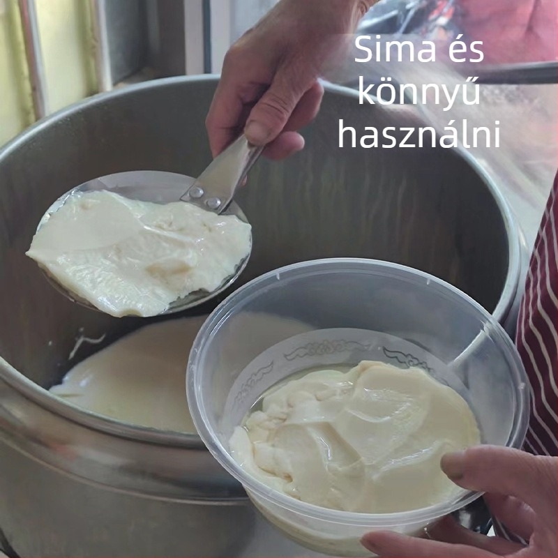 TOWER Rozsdamentes acél tofu kanál, kerek forma, tofu pudinghoz