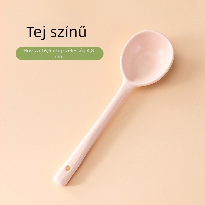 Kerámiás kanál - kültéri stílus, egyszerű dizájn, felület gépi vízöntéssel finiselve