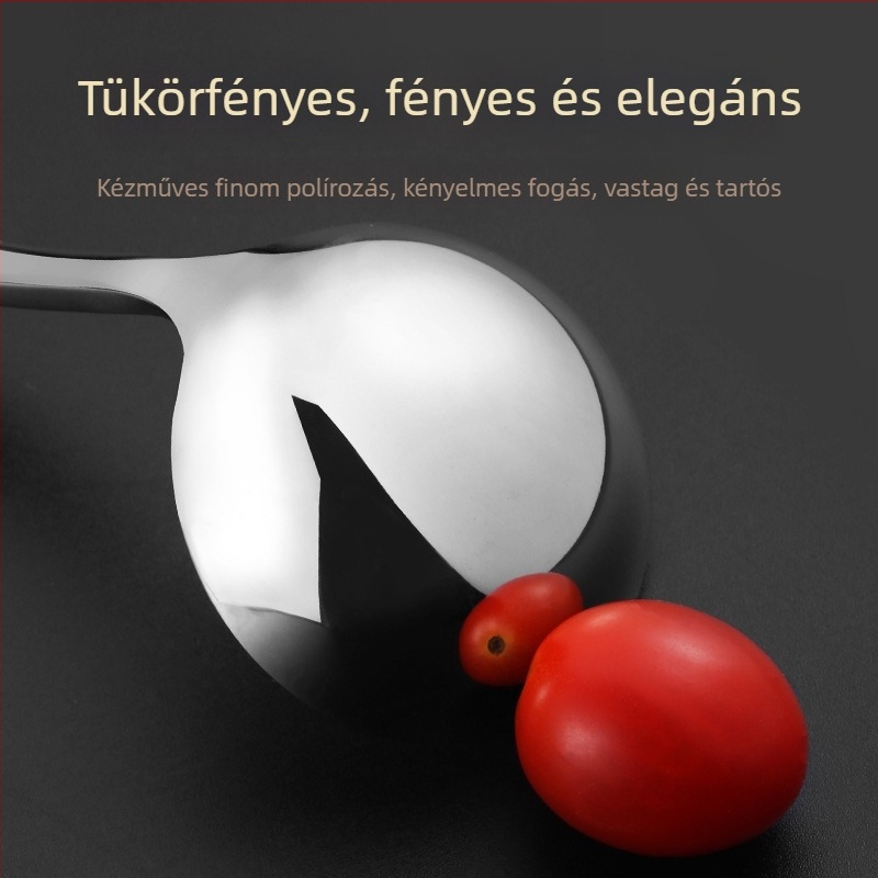 GDAY 304 rozsdamentes acél leveseskanál – főzéshez és tálaláshoz