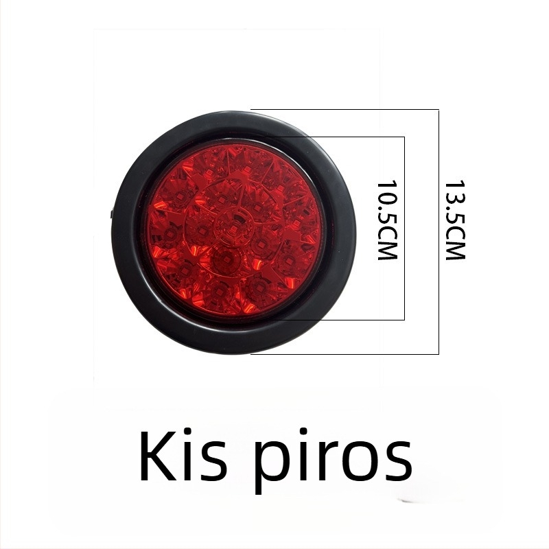 CIMC félpótkocsi LED hátsó lámpa, egy lámpás kialakítás, vízálló kör LED lámpa, 24V