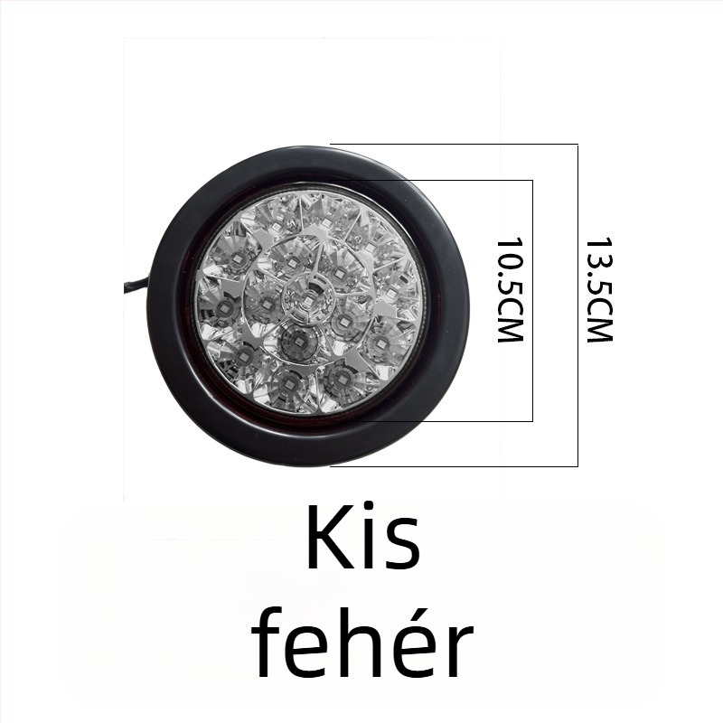 CIMC félpótkocsi LED hátsó lámpa, egy lámpás kialakítás, vízálló kör LED lámpa, 24V